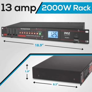 Pyle 10 Outlet 13-Amp Power Sequencer Conditioner