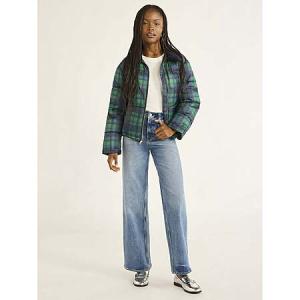 Free Assembly Women's & Plus Short Puffer Jacket (3 Colors) - From $13.04 + Free Shipping with Walmart+ or on Orders $35+