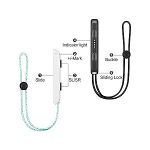 4-Pack Wrist Strap for Joycon Controller (Black/White) - $12.99 + Free Shipping w/ Prime