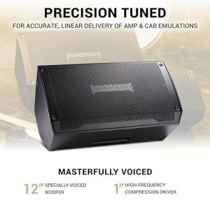 $249.99: HeadRush FRFR112 MKII - 2500W Electric and Bass Guitar Amp, 12