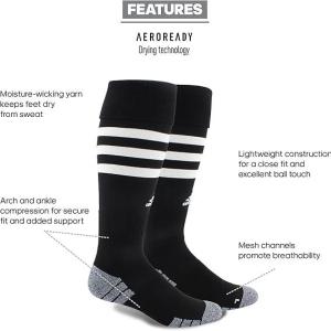 Amazon Deal: Adidas 3-Stripe Soccer Socks (Large) for Only $4.25