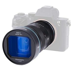 SIRUI 24mm Anamorphic Lens F2.8 1.33X – APS-C Camera Lens with Blue Flare (E, EF-M, X, MFT, Z Mount)