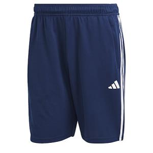 Get Running: adidas Train Essentials Piqué Shorts with Iconic 3‑Stripes in Black/Blue