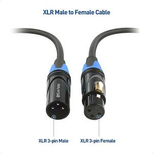 Cable Matters 3-Pack 15' Premium Shielded XLR Microphone Cables $20 + Free Shipping w/ Prime or orders $35+