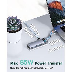 Baseus 9-in-1 Docking Station Dual Monitor 4K@120Hz – $26.99 + Free Shipping with Prime