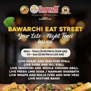 Bawarchi Eat Street in Plano – Best Late Night Indian Street Food Experience