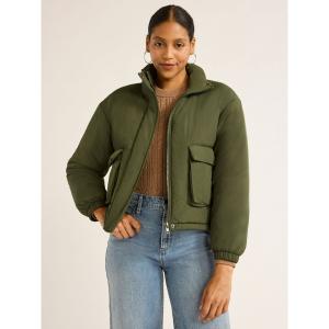 Scoop Women's Midweight Cargo Puffer Jacket (various) $13.44 + Free Shipping w/ Walmart+ or on $35+