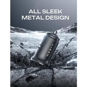 LISEN USB C Car Charger [Mini & Metal] with 2-in-1 Cable – Only $7.98 + Free Shipping