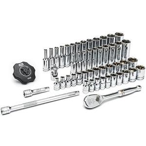 Essential Socket Set: GEARWRENCH 51-Piece SAE & Metric Toolkit