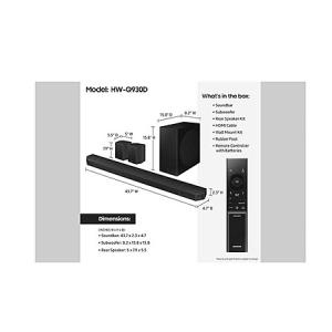 Samsung HW-Q930D 9.1.4ch Dolby Atmos Soundbar with Subwoofer & Rear Speakers – $698 + Free Shipping with Prime