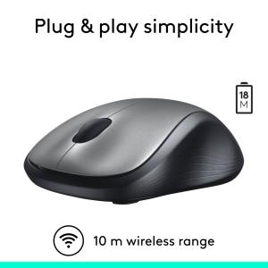 Logitech - M310 Wireless Optical Ambidextrous Mouse - $9.99