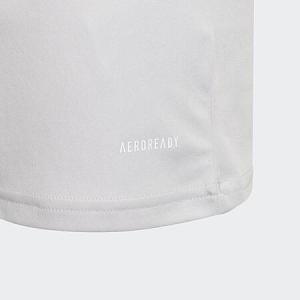 adidas Kids' Squadra 21 Jersey (Team Light Grey/White) - Only $6 + Free Shipping