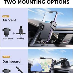JOYROOM 15W Wireless Qi Car Charger & Phone Holder Mount - Only $12 on Amazon