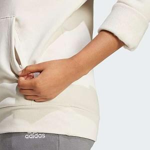 adidas Women's Essentials Small Logo Feel Cozy Hoodie (Alumina, Size S-L) – Comfortable & Stylish