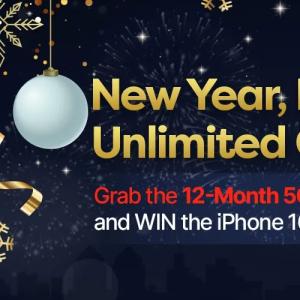 Infimobile New Years offer: 12mo, 5GB/mo, 2500 voice, 2500 SMS, $75