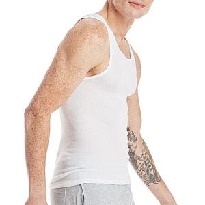6-Pack Hanes Men's Cotton Tank Undershirts (White) - $17 + Free Shipping with Prime or on Orders $35+ @ Amazon