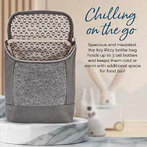 Itzy Ritzy Insulated Bottle Bag (Grayson) – Stylish & Functional, Only $9.99 + Free Shipping with Prime or on Orders Over $35