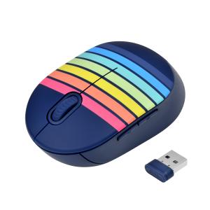onn. Wireless Mouse with 5 Buttons and Scroll Wheel, 2.4 GHz with USB Nano Receiver (Navy Stripes) $4.88 @ Walmart