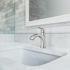Moen Karis One-Handle Bathroom Faucet - Spot Resist Brushed Nickel - $59.99 + Free Shipping