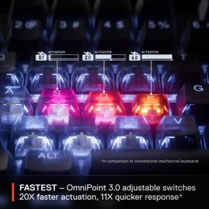 SteelSeries Apex Pro Full Size Keyboard Gen 3 OmniPoint 3.0 w/ HyperMagnetic Switches $199.99 + Free Shipping