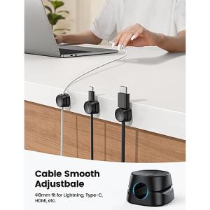 Lamicall 6-Pack Spring Cable Holder Cord Organizer Clips $5 + Free Shipping w/ Prime or $35+ orders