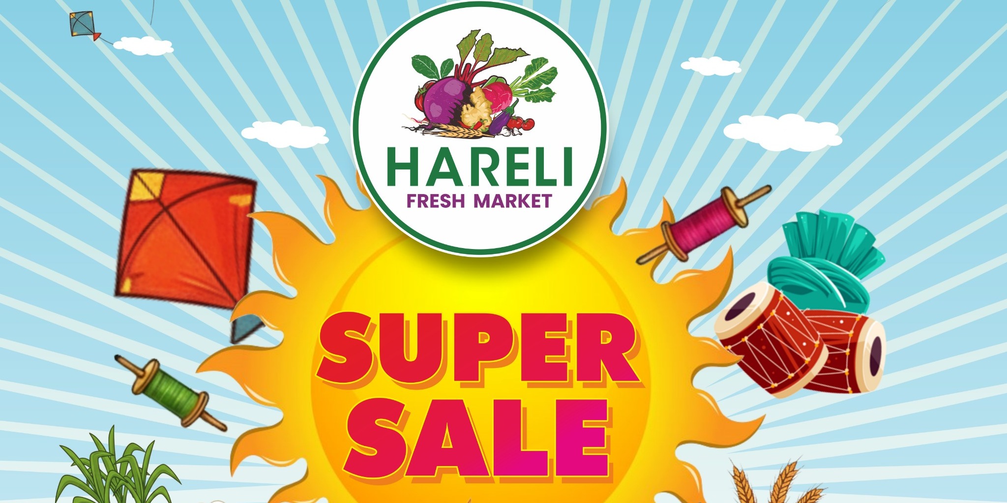 Hareli Fresh Market – Festival Super Sale on Celebration Essentials