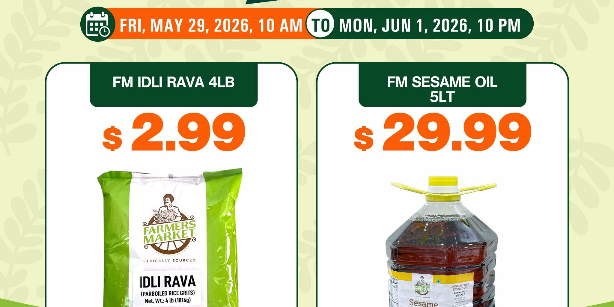 Hareli Fresh Market Special Offers Big Savings on South Indian Grocery Staples