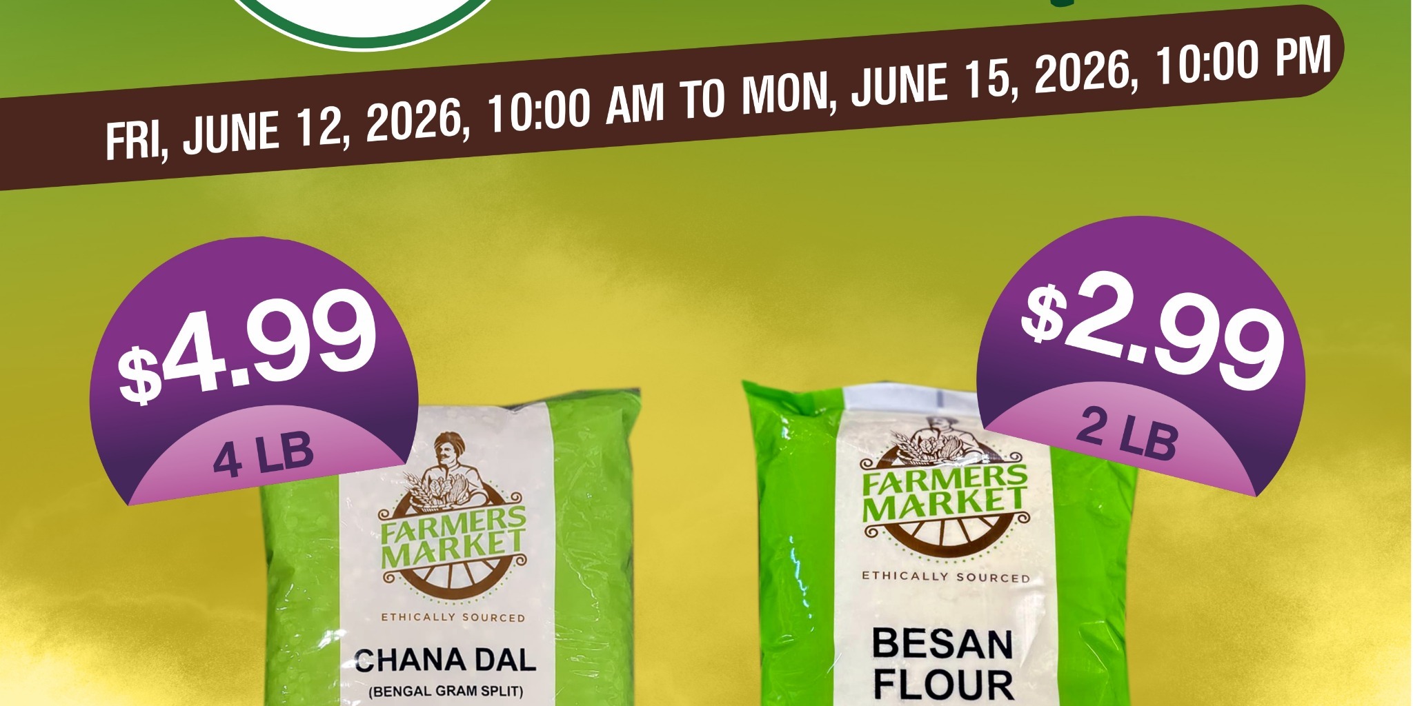Hareli Fresh Market Weekend Specials Save Big on Chana Dal and Besan