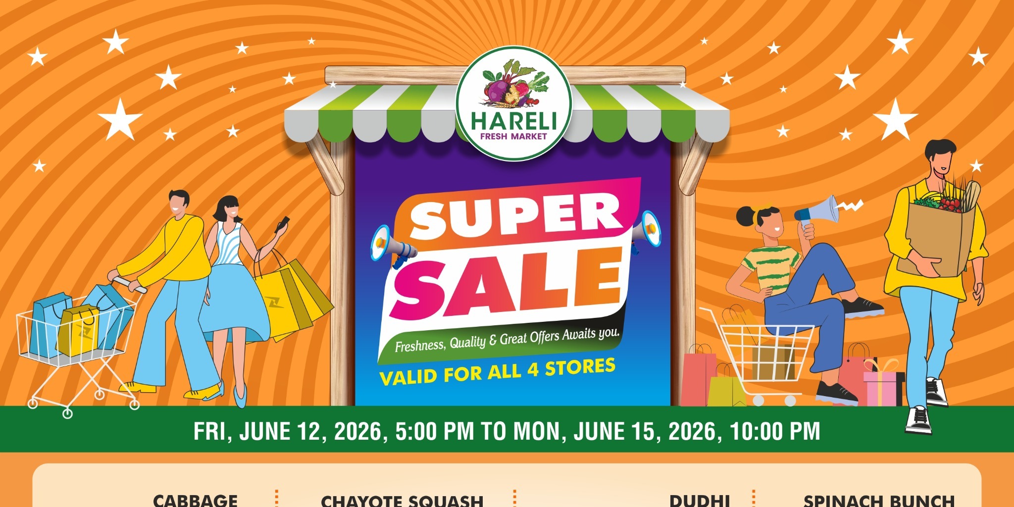 Hareli Fresh Market  Super Sale Deals on Indian Groceries, Fresh Produce & Daily Essentials