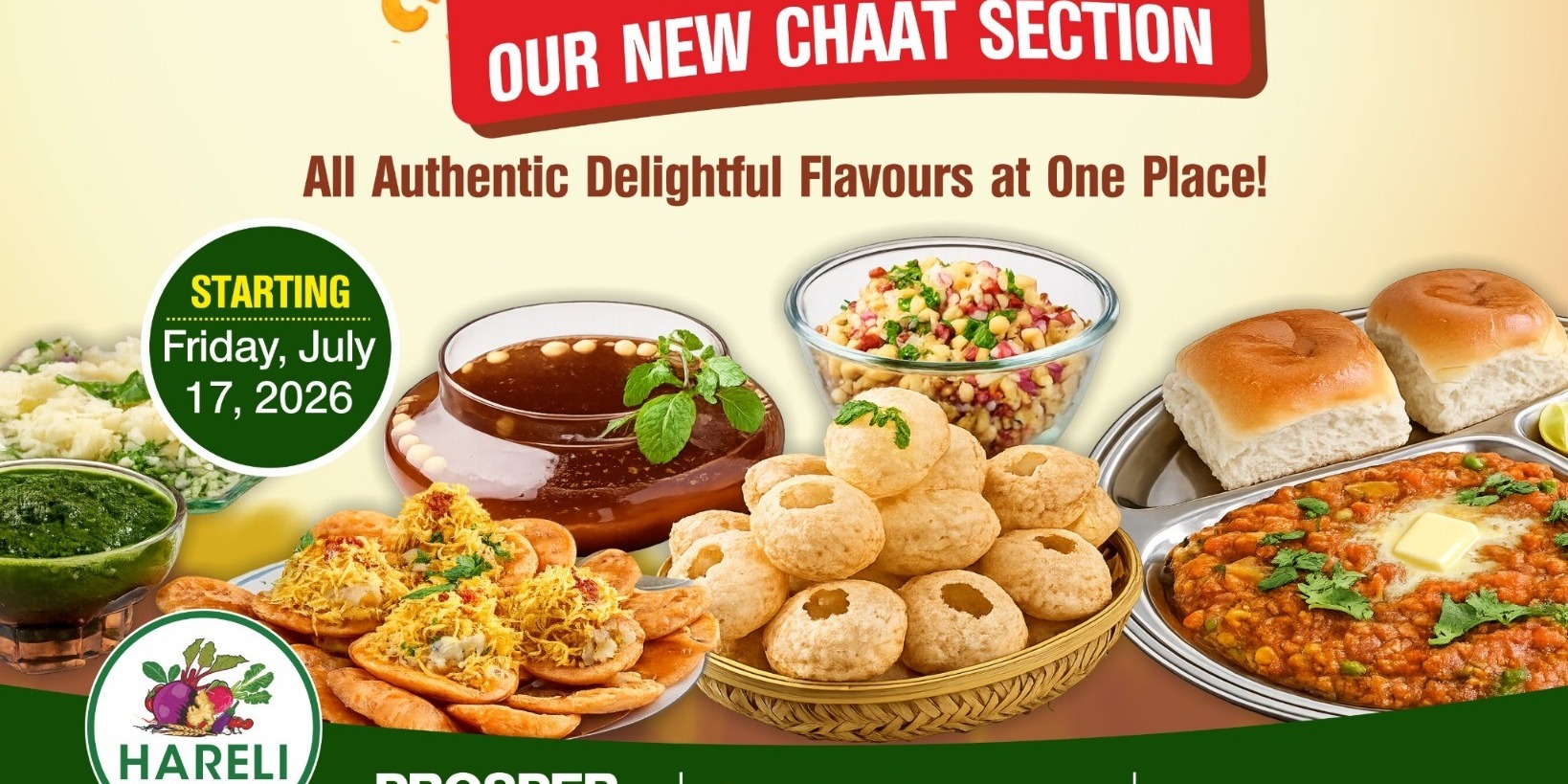 Hareli Kitchen Chaat Section Grand Opening in Prosper