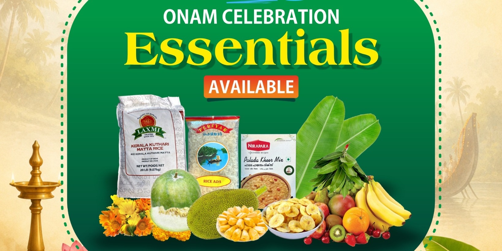 Hareli Fresh Market Onam Celebration Essentials Available