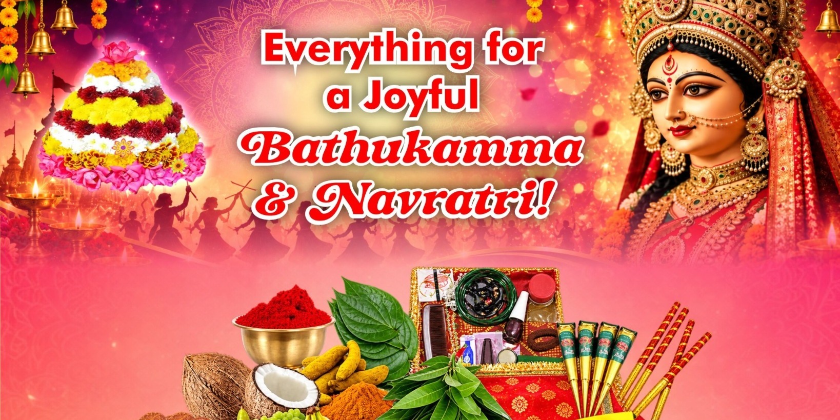 Hareli Fresh Market: Bathukamma & Navratri festive essentials