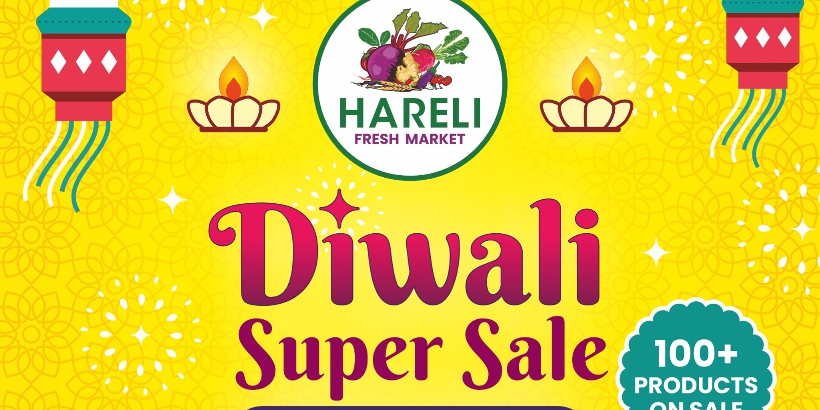 Hareli Fresh Market Diwali Super Sale 2026 – 100+ Products on Sale