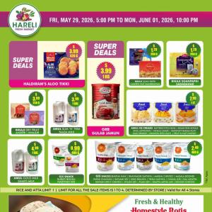 Hareli Fresh Market Super Sale Offers On Indian Groceries, Fresh Produce And Snacks