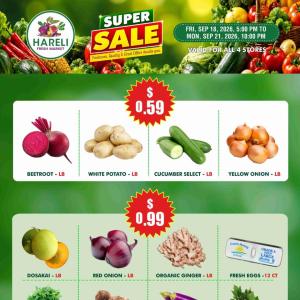 Hareli Fresh Market: Super Sale Across All 4 Stores