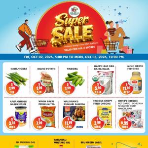 Hareli Fresh Market: Super Sale Deals Oct 2–5 Across 4 Stores