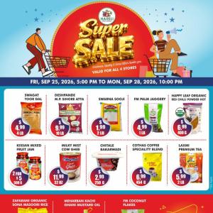Hareli Fresh Market Super Sale: Grocery Deals Through Sept 28