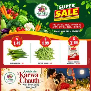 Hareli Fresh Market Vegetable Sale From $0.59 in Texas