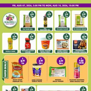 Hareli Fresh Market Super Sale: Grocery & Rakhi Deals Aug 7-10
