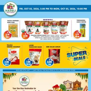 Hareli Fresh Market: Super Sale Deals Oct 2–5 Across 4 Stores