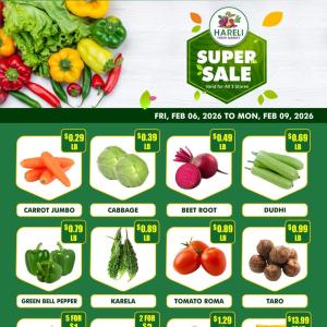 Hareli Fresh Market – Weekly Super Sale with Big Savings (Feb 6–9, 2026)
