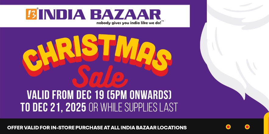 INDIA BAZAAR – CHRISTMAS SALE