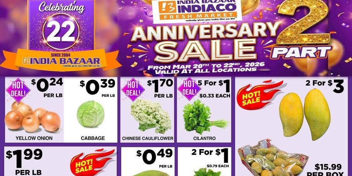 India Bazaar Anniversary Sale Part 2 – Unbeatable Offers on Groceries, Fruits, and More