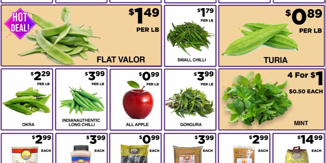 India Bazaar Weekday Exclusive Sale – Fresh Produce & Grocery Deals April 2026