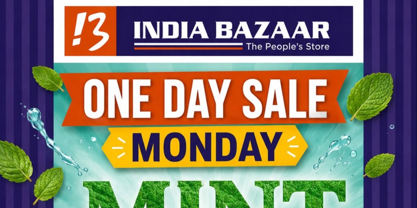 India Bazaar Carrollton – Monday Mint Sale 3 for $1