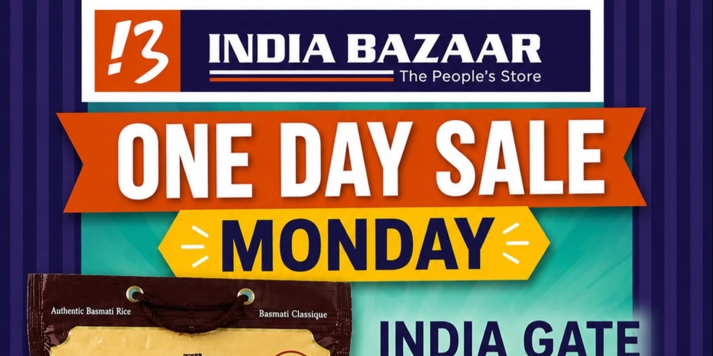 India Bazaar Carrollton – India Gate Classic Basmati Rice 10 LB for $18.99