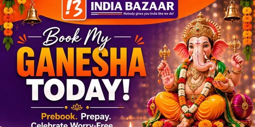 India Bazaar Prebook Your Ganesha Idol Through the App