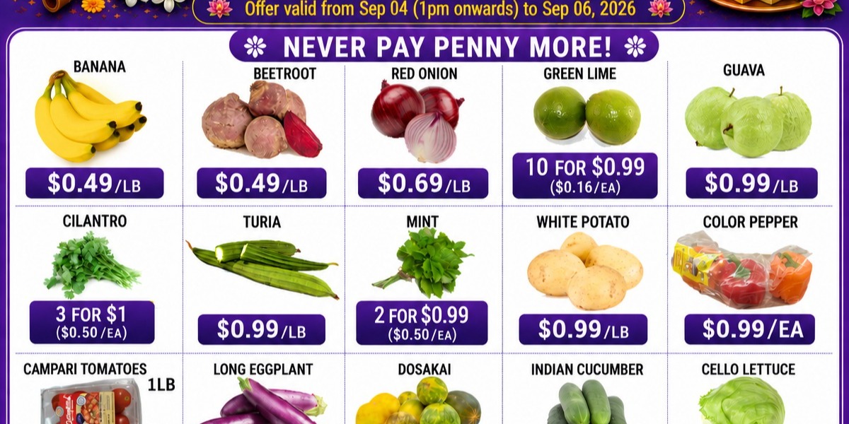 India Bazaar Janmashtami Weekend Produce Deals in DFW