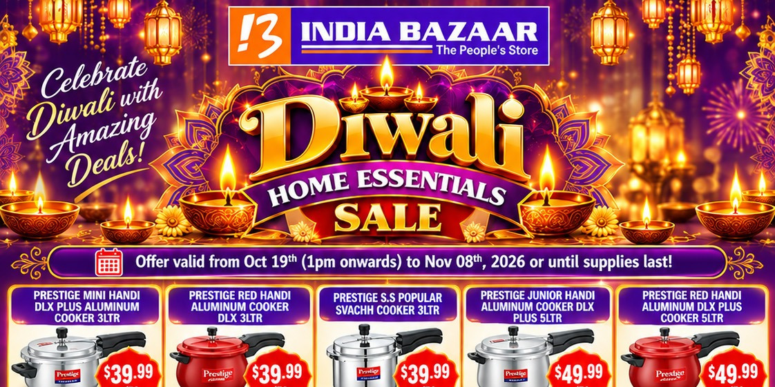 India Bazaar Diwali Home Essentials Sale 2026 Best Deals