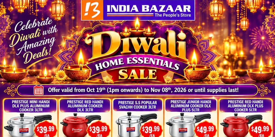 India Bazaar Diwali Home Essentials Sale 2026 - Special Offers